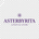 ASTERBYRITA logotipas skaidriu fonu